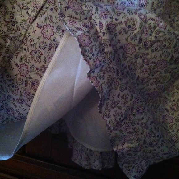 Ann Taylor Lavender Floral sun dress - Picture 4 of 5